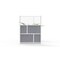 Luxor Expanse Modular Wall Room Divider System - Silver Frame - 53" x 70" Starter Wall MW-5370-FCG - alternate 2